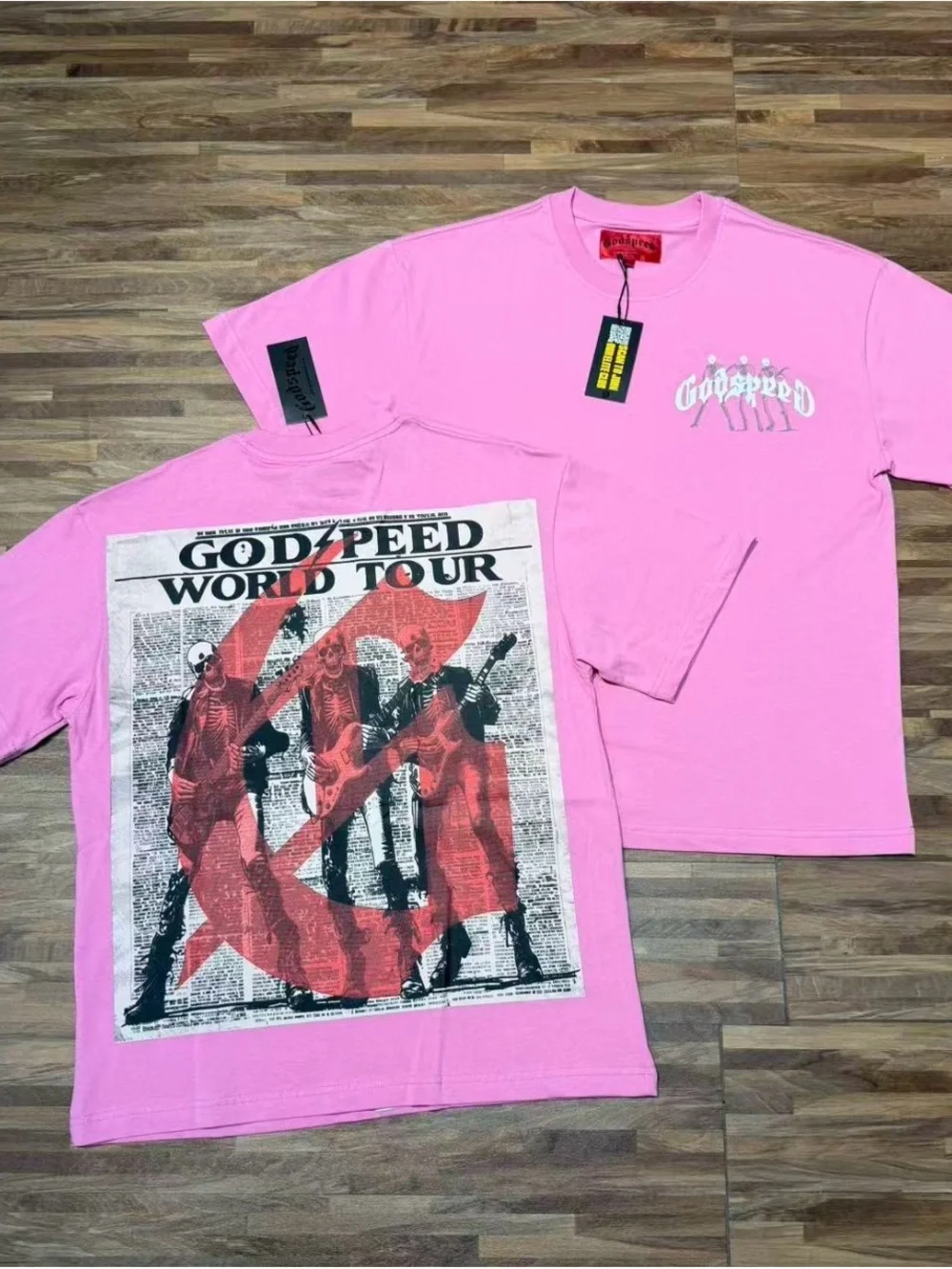 Godspeed World Tour Pink Graphic Tee